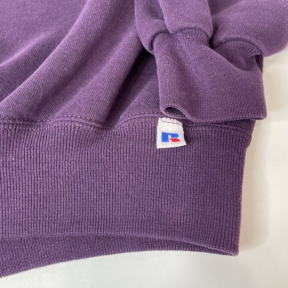 Vintage Iowa Hawkeyes Crewneck Sweatshirt, 2XL, Russell Athletic, Purple USA - Picture 5 of 13